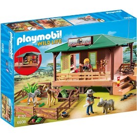 Bild på Playmobil Wild Life - Vaktstuga för skadade djur 6936