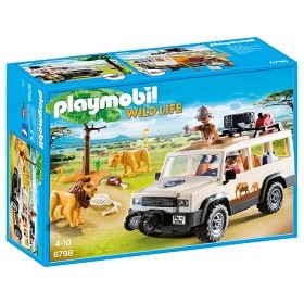 Bild på Playmobil Wild Life - Safari Jeep med lejon  6798