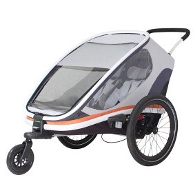 Bild på Hamax Outback Cykel och Barnvagn (Grå/Orange)