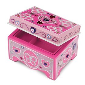Bild på Melissa & Doug Designa ditt eget smyckeskrin i trä