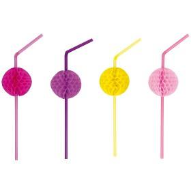 Bild på JaBaDaBaDo Sugrör Honeycomb 8-pack (Rosa)