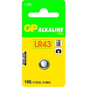 Bild på GP Batteri LR43 1,5v knappcell
