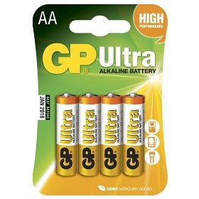 Bild på GP Batteri AA 1,5v alkaliskt 4-pack