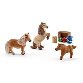 Bild på Schleich Minishetlandsfamilj