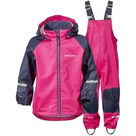 Bild på Didriksons Regnställ Stormman (Fuchsia) (110)