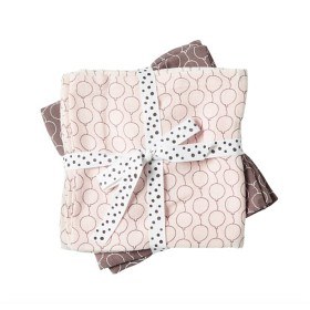 Bild på Done By Deer - Muslinfilt Ballon 70x70 cm 2-pack (Rosa)