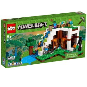 Bild på LEGO Minecraft - Basen vid vattenfallet 21134