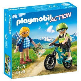 Bild på Playmobil Action - Cyklist och vandrare 9129