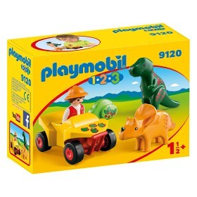 Bild på Playmobil 1.2.3 - Upptäckare med dinosaurier 9120