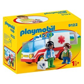 Bild på Playmobil 1.2.3 Räddningsambulans 9122