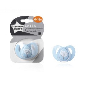 Bild på Tommee Tippee CTN Sugnapp Cherry Latex 6-18 mån (Blå)