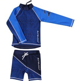 Bild på Zunblock UV-set Croco Navy Långärmat (74/80)