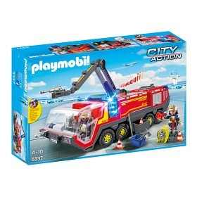 Bild på Playmobil City Action - Flygplatsbrandbil med ljud och ljus 5337