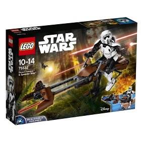 Bild på LEGO Star Wars - Scout Trooper & Speeder Bike 75532