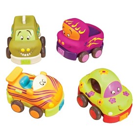 Bild på B.Toys Pull-back Bilar 4 st