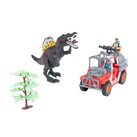 Bild på Dino vs World Lekset med dinosaurier figurer och bil