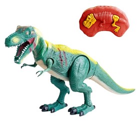 Bild på Dino vs World Radiostyrd dinosaurie med ljus (Grön)