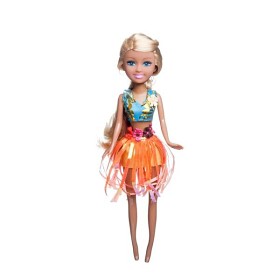 Bild på Sparkle Girlz - Hawaiidocka i strut - Orange klänning