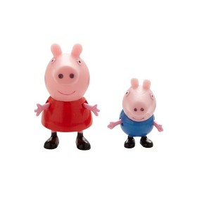 Bild på Greta Gris Figurer 2-pack Greta och George