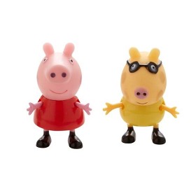 Bild på Greta Gris Figurer 2-pack Greta och Pelle Ponny