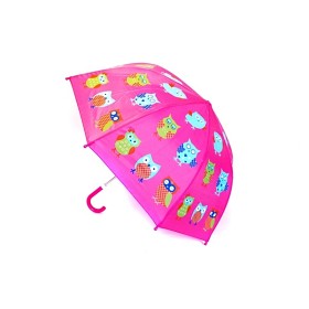 Bild på Paraply Ugglor (Rosa)