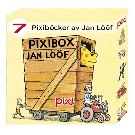 Bild på Jan Lööf Pixibox med 7 st böcker