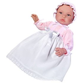 Bild på Asi - Babydocka Leonora 46 cm med dopklänning