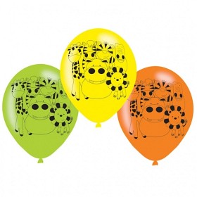 Bild på Jungle Animals - Ballonger 6-pack 23 cm