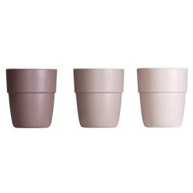 Bild på Done By Deer - Yummy - Mini mugg 3-pack ljusrosa