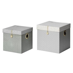 Bild på Done By Deer - Förvaringsboxar 2-pack large grå