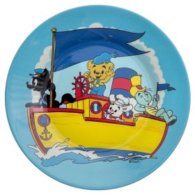 Bild på Bamse - Flat tallrik Viktoria - Bamse 50år