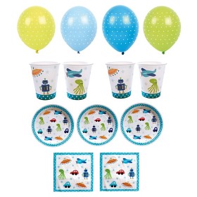 Bild på JaBaDaBaDo - Partypaket Litet Robot