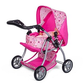 Bild på Mini Mommy Dockvagn med lift (rosa)