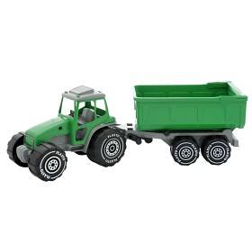 Bild på Plasto - Traktor med släp (Grön)