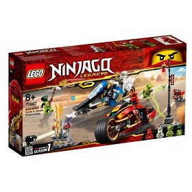 Bild på LEGO Ninjago 70667 Kais vassa motorcykel & Zanes snöskoter