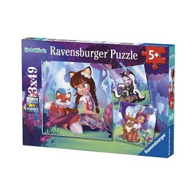 Bild på Ravensburger - Pussel - Enchantimals world! 3x49-bitar