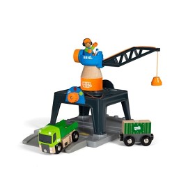 Bild på BRIO World 33962 Smart Tech containerkran