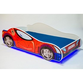 Bild på Bed CAR with LED and mattress - SPIDER L (1)