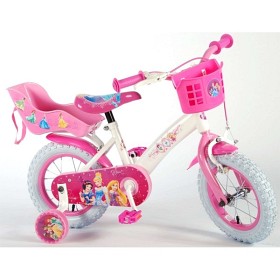 Bild på Disney Princess, Barncykel med stödhjul 12" rosa
