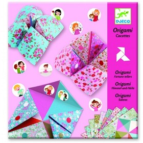 Bild på Djeco, Origami, Loppfångare blommotiv