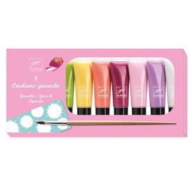 Bild på Djeco, 8 tubes gouache - sweet