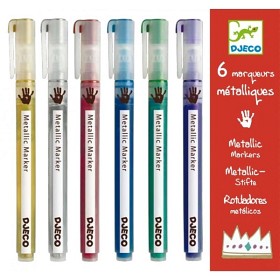 Bild på Djeco, 6 metallic markers