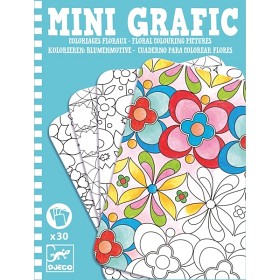 Bild på Mini Grafic, floral colouring pictures