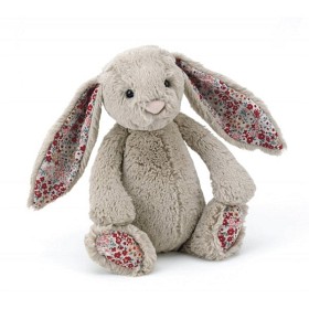 Bild på Jellycat, Bashful Blossom Beige Kanin, 18 cm