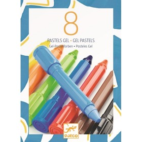 Bild på Djeco, 8 gel pastels - classic colours