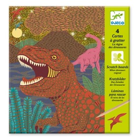 Bild på Djeco, Scratch card, When dinos reigned
