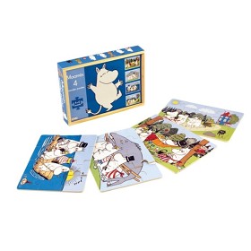 Bild på Barbo Toys Mumin Träpussel 4st