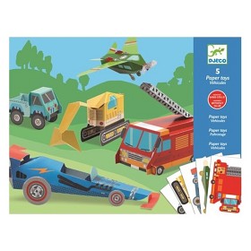 Bild på Djeco, Paper toys Trucks