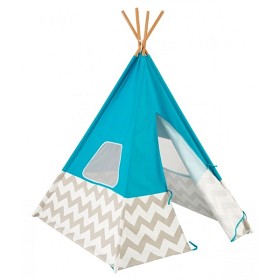 Bild på KidKraft Teepee indiantält, turkos