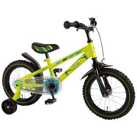 Bild på Volare, Barncykel med stödhjul - Electric 14" grön